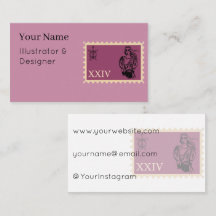 Magenta Stamp Art Tortue Squelette Mode