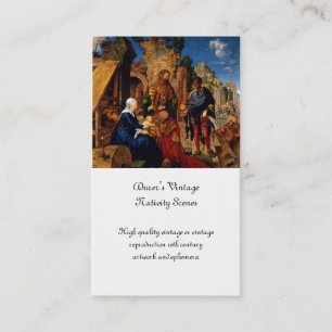 Carte De Visite Magi Adoration Bébé Jésus