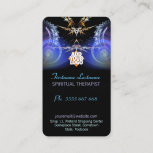 Carte de visite Magic Fractal Shower avec logo