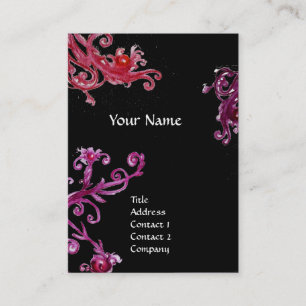 Carte De Visite MAGIC SWIRL MONOGRAM émeraude
