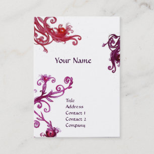Carte De Visite MAGIC SWIRL MONOGRAM saphir