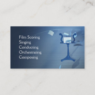 Carte de visite magique de symphonie