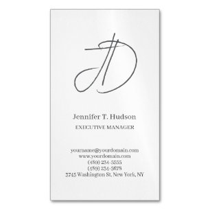 CARTE DE VISITE MAGNÉTIQUE 