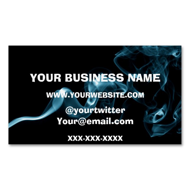 Carte De Visite Magnétique Affaires de fumée de Vape (devant)