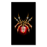 Araignée en vapeur noire