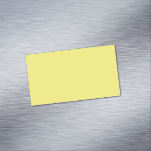 Carte De Visite Magnétique Arrière-plan jaune uni vibrant
