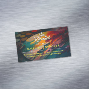 Carte De Visite Magnétique Artiste Professionnel