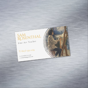 Carte De Visite Magnétique Artiste   Professionnel