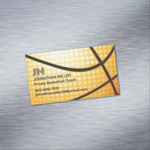 Carte De Visite Magnétique Basket-ball