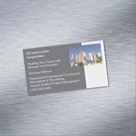 Carte De Visite Magnétique Bâtiments de grues Construction de bâtiments de l'
