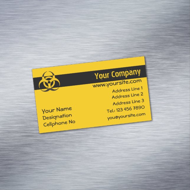 Carte De Visite Magnétique Biohazard icon (In Situ)