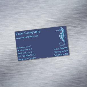 Carte De Visite Magnétique Bleu marin