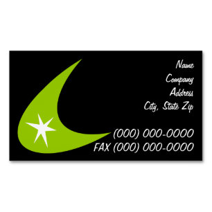 Carte De Visite Magnétique Boomerang