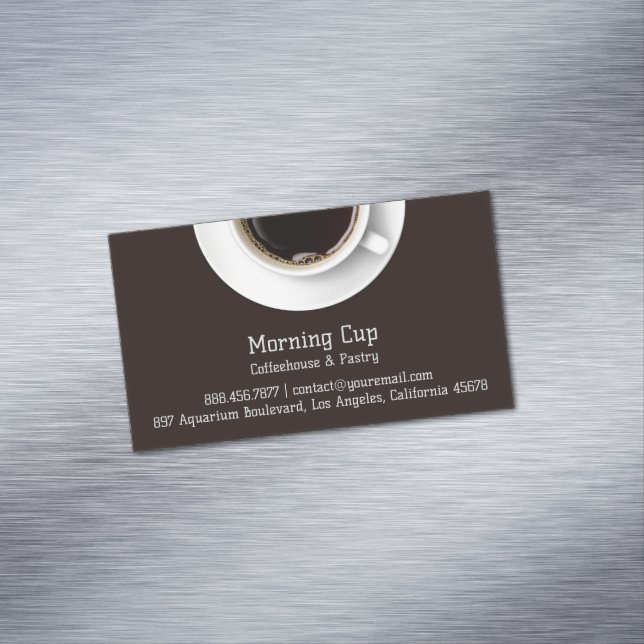 Carte De Visite Magnétique Café (In Situ)