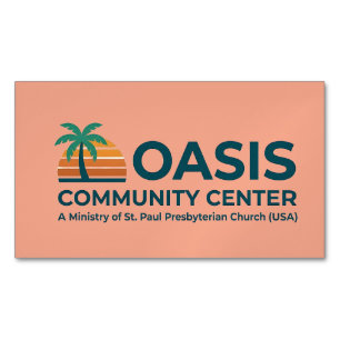 Carte De Visite Magnétique Centre communautaire magnétique Oasis