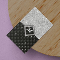 Chic fillette fausse parties scintillant argent no