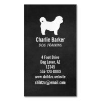 Chih Tzu Silhouette Chalboard Style Vertical