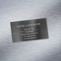 Classy Black Metallic Foil Entreprise moderne