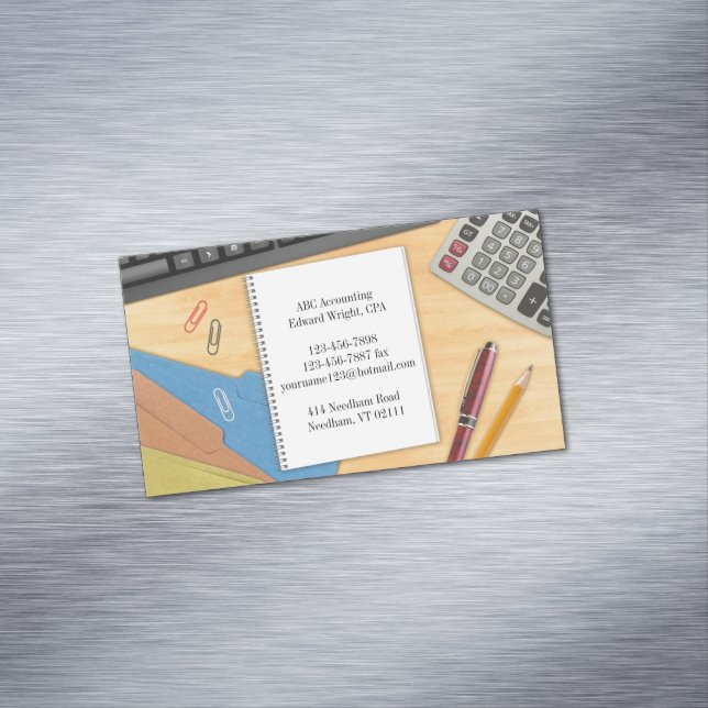 Carte De Visite Magnétique Comptabilité (In Situ)