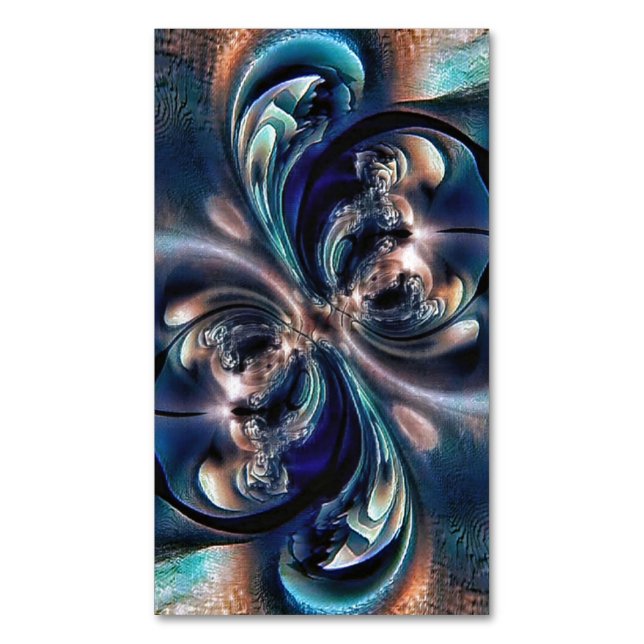 Carte De Visite Magnétique Conception (devant Vertical)