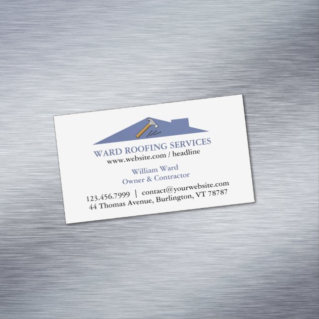 Carte De Visite Magnétique Construction de toitures (In Situ)