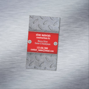Carte De Visite Magnétique Constructions Handyman