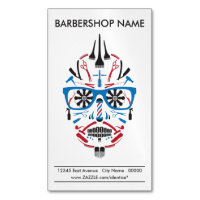 crâne de punk de raseur-coiffeur