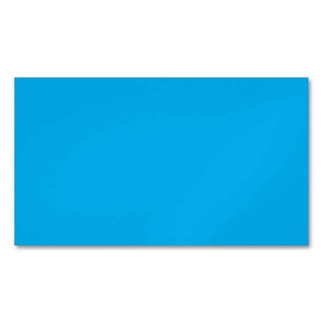 Carte De Visite Magnétique Denim Blue, Fountain Blue, Jellfish, (devant)