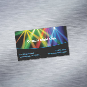 Carte De Visite Magnétique DJ de Club