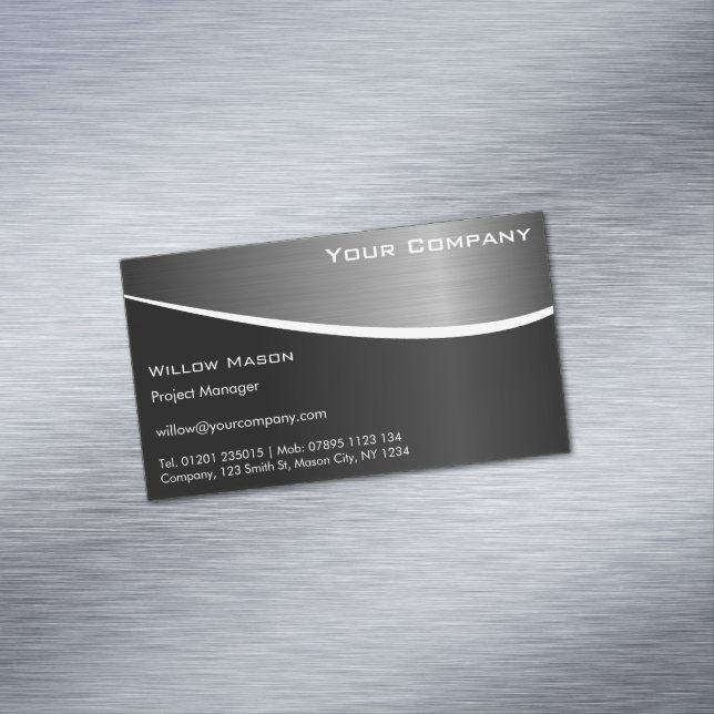 Carte de visite magnétique en acier inoxydable noi (In Situ)
