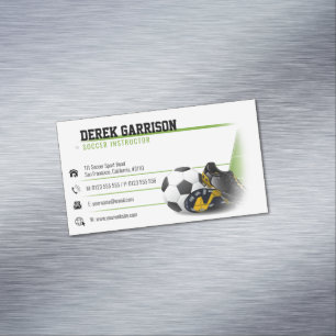 Carte De Visite Magnétique Entraîneur de football   Cadeaux sportifs