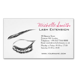 Carte De Visite Magnétique Eye Sketch Mascara Lash Extension