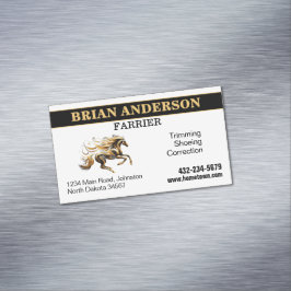 Carte De Visite Magnétique Farrier