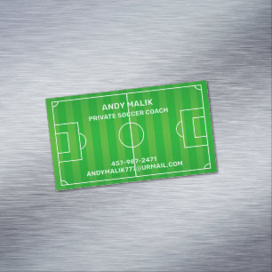 Carte De Visite Magnétique Football