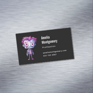 Carte De Visite Magnétique Funny Frankenstein Monster Halloween Fun