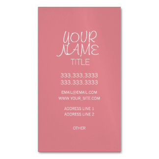 Carte De Visite Magnétique Glace de fraise franc simple
