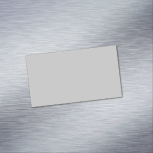 Carte De Visite Magnétique Gris Géométrique Pâle Doux
