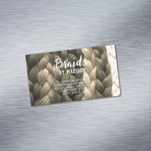 Carte De Visite Magnétique Hair Braider (In Situ)