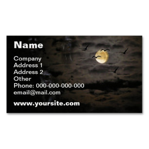 Carte De Visite Magnétique Halloween #1