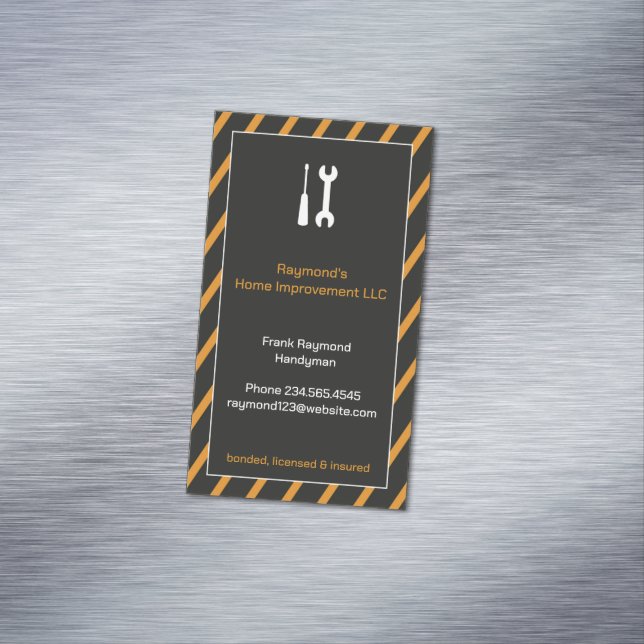 Carte De Visite Magnétique Handyman (In Situ)