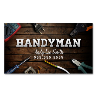 Carte De Visite Magnétique Handyman Services