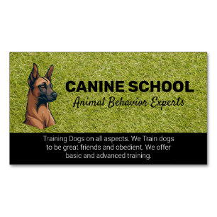 Carte De Visite Magnétique Illustration de chien   Astroturf