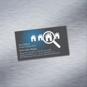 Carte De Visite Magnétique Inspection à domicile