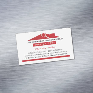 Carte De Visite Magnétique Inspection à domicile
