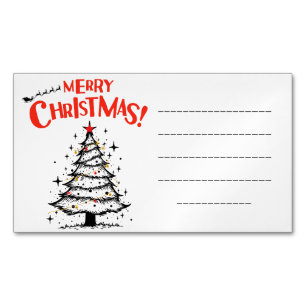 Carte De Visite Magnétique joyeux noel en vous
