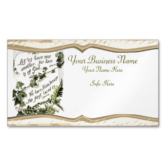 Carte De Visite Magnétique L'amour est de Dieu