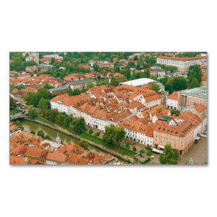 Carte De Visite Magnétique Ljubljana d'en haut