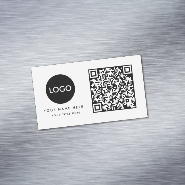 Carte De Visite Magnétique Logo professionnel du code QR (In Situ)