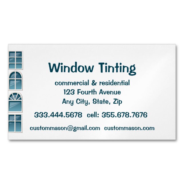 Carte De Visite Magnétique Maintenance Windows personnalisée (devant)