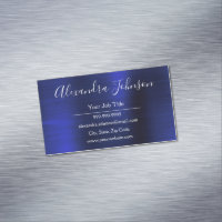 Marine Blue Metallic Foil Entreprise moderne